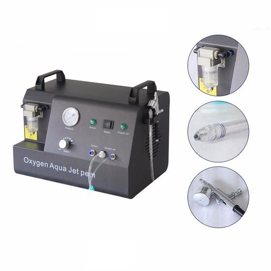 Portable Black Oxygen Jet Peel Water Spray Equipment