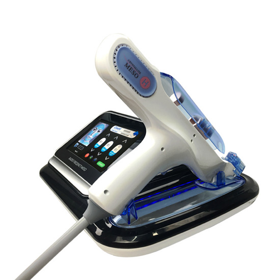 2018 Newest meso gun facial skin care radio frequency machine with LED light therapy