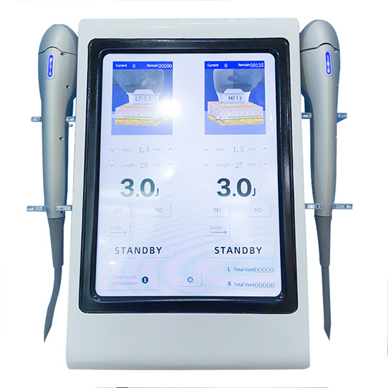 Anti-wrinkle facial 7D hifu portable smas face lifting hifu machine/ 7d hifu ultraformer